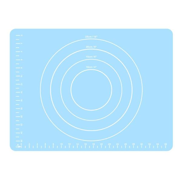 

rolling pins & pastry boards non-slip transparent silicone dough baking mat non-stick kneading cushion large flour table bakeware cooking
