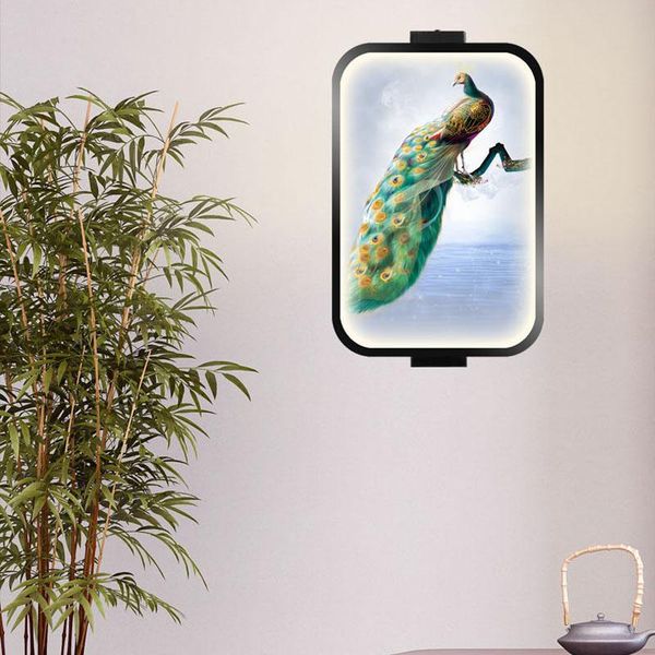 

creative fresco lamp wall chinese style classic designer art living room bedroom decoration 15w dia25cm lamps