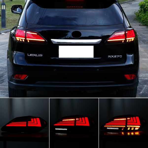 

1 set for lexus rx350 rx330 rx270 rx450 2009 2010 2011 2012 2013 2014 2015 tail lights led fog lights drl car tail lamp