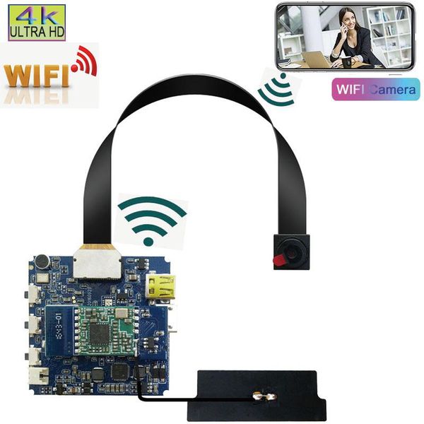 

ultra hd 4k diy camera module mini wireless wifi ip link remote surveillance recorder connected home cameras