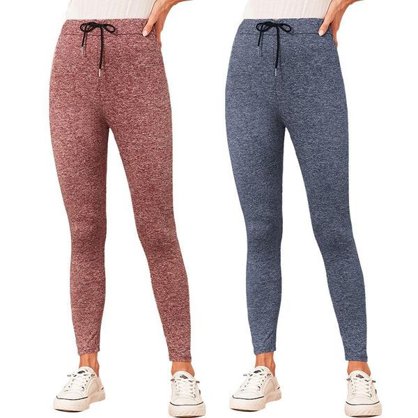 

women's leggings summer capri pants 2021 solid fitness sports slim high waist trousers leisure clothing for skinny, Black