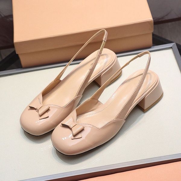 

miu's new leather patent high heel sandals fashion british women's shoes end summerh49u zmm, Black