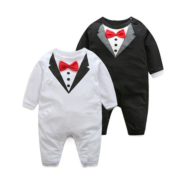 

new baby boy clothes sets autumn baby girl romper cotton newborn infant girl clothing bow long sleeve children costume for kids, White