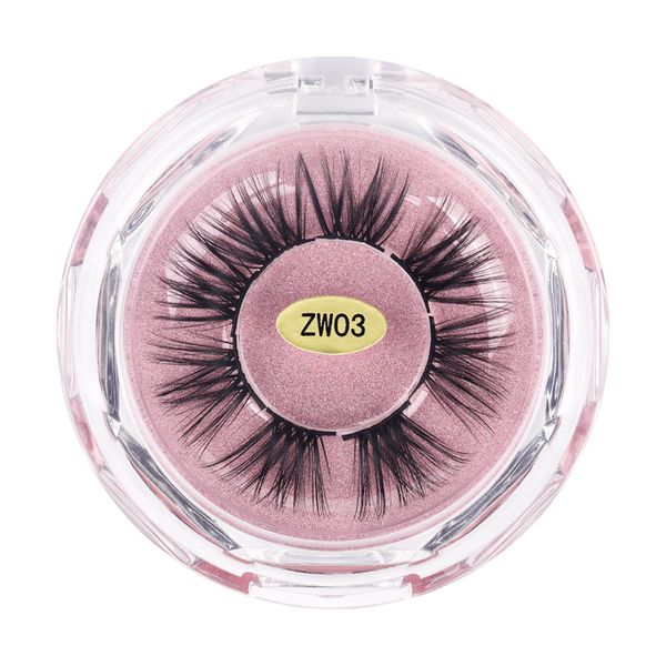 

thick curly 3d segmented false eyelashes soft light reusable hand made fake lashes crisscross easy to wear 7 models available dhl makeup for