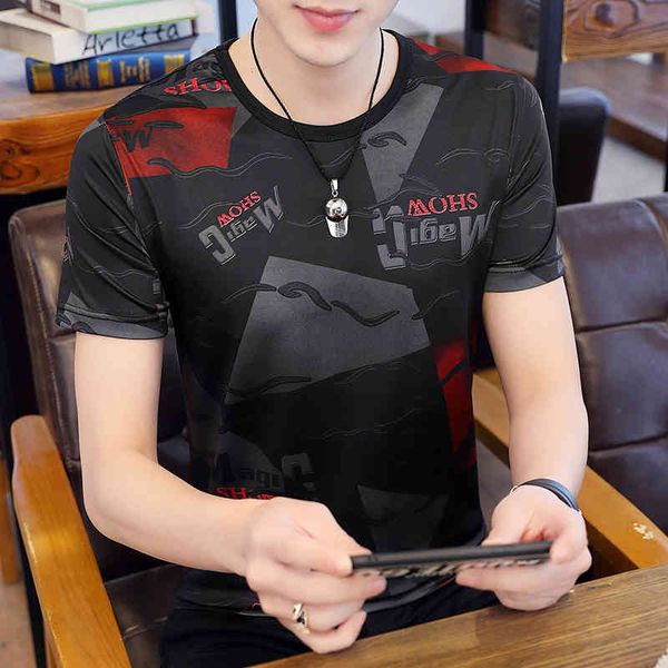 

men's t-shirts t-shirt men short sleeve mens fashion t shirts summer cool tee male slim casual boys plus size 9xl 6ggr, White;black