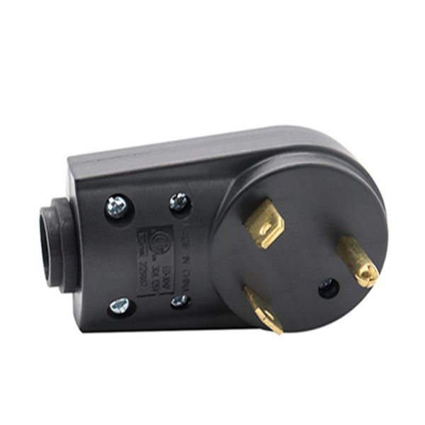 

replacement plug male 30a 125v us style rv (black) atv parts