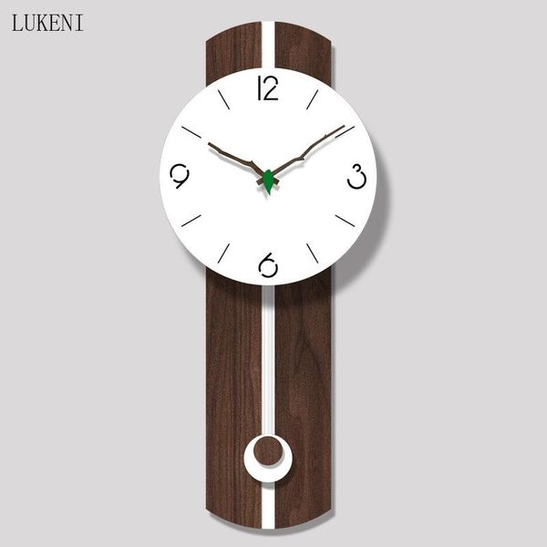 

white creative acrylic swing wall clock home decor clocks