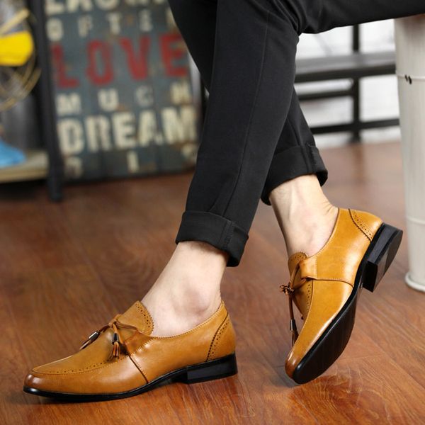 

authentic men's oxfords women's dress shoes spring and fall leather suede platform sneakers flat office & career luxurys designers, Black