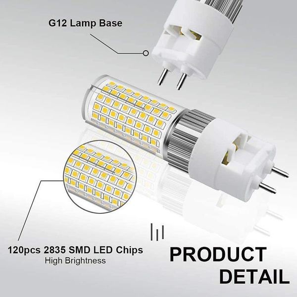 

bulbs g12 led bulb light ac85-265v 12w 1200lm high brightness smd2835 corn lamp