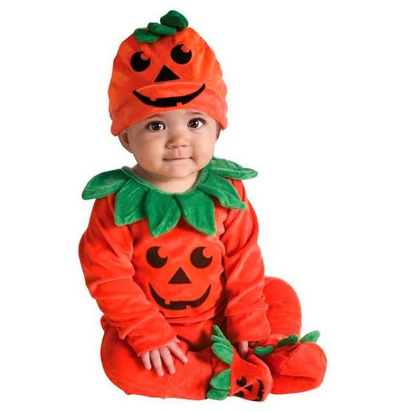 

jumpsuits toddler baby kids ly cosplay halloween girl boy long sleeve romper pumpkin orange jumpsuit playsuit outfits, Blue