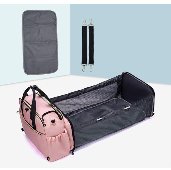 

diaper bags bag handbag messenger maternal backpack multifunctional foldable baby crib stroller sleeping bed