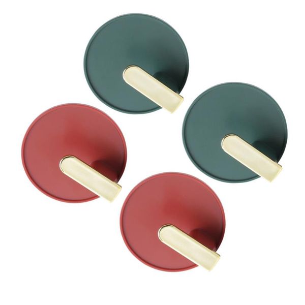 

hooks & rails 4pcs bathroom wall hanging clothes stylish towel hat for home