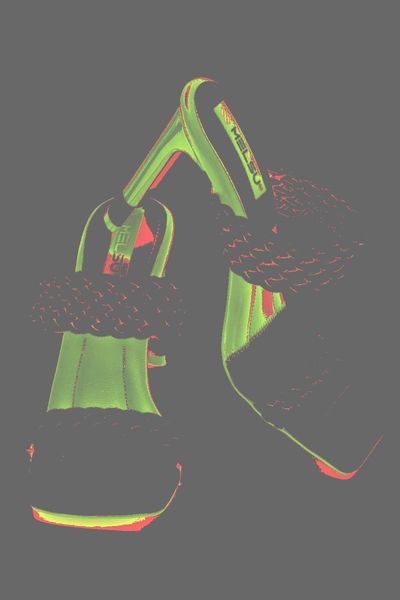 

sandals azin women 's straw braid high-heeled white, Black