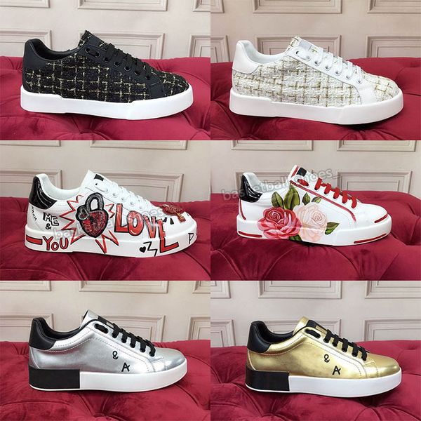 

desginer brand print decoration graffiti casual shoes accessories men for women low flat sneakers size 34-45, Black