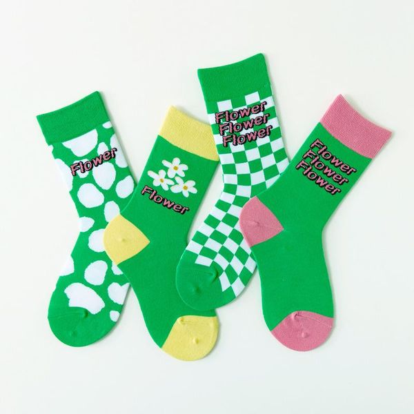 

men's socks 1 pair and women's medium long tube jk fashionable warmth, Black