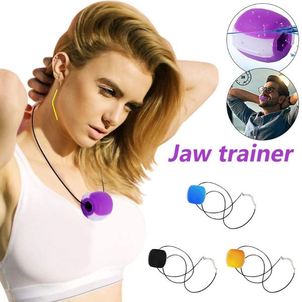 

fitness balls jawline exercise -grade silica gel chew ball muscle trainin neck face toning jawrsize jaw training