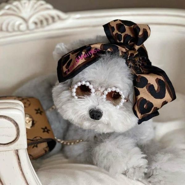 

dog apparel cat glasses pet pearl sunglasses teddy than panda chihuahua po headdress accessories