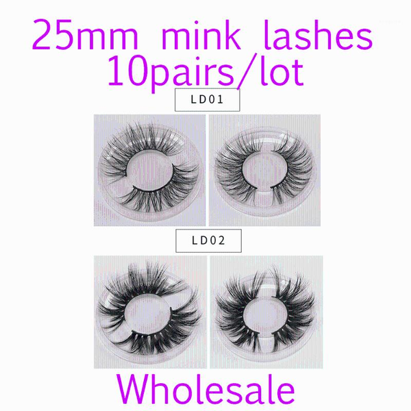 

makeup 25mm mink lashesh false eyelashes 5d lashes wholesale 10 pairs beauty eyelash extension natural full strip lash1
