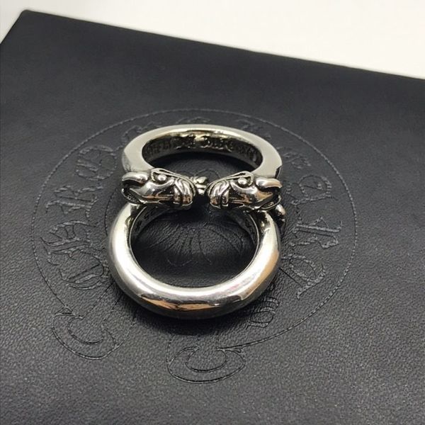 

delicate ring croquet double bib , men's and women's classic personalized, Silver