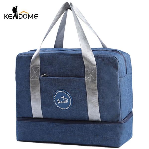 

dry wet separation waterproof gym bag women fitness yoga mat training handbag swimming travel crossbody bags for sport x386d outdoor