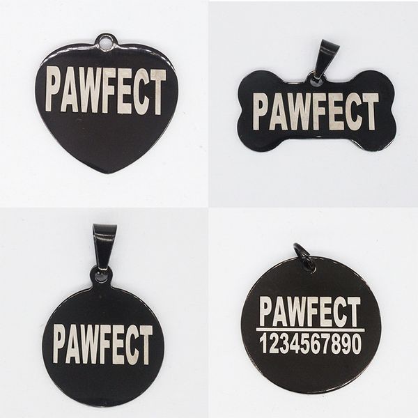 

exquisite metal pet id pet jewelry bone dog tag stainless steel tag laser