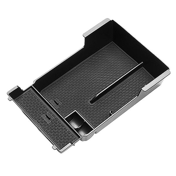 

car central interior armrest storage box fit for 3 axela 2021 black organizer