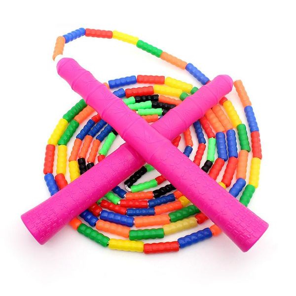 

jump ropes wear-resistant skipping rope soft bead sports for child student home fitness training