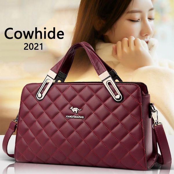 

shoulder bags genuine brand lingge luxury handbags women designer female crossbody for 2021 sac