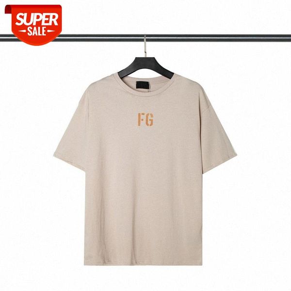 

fog 7c seventh main street fg flocking printed short sleeve #c69u, White;black