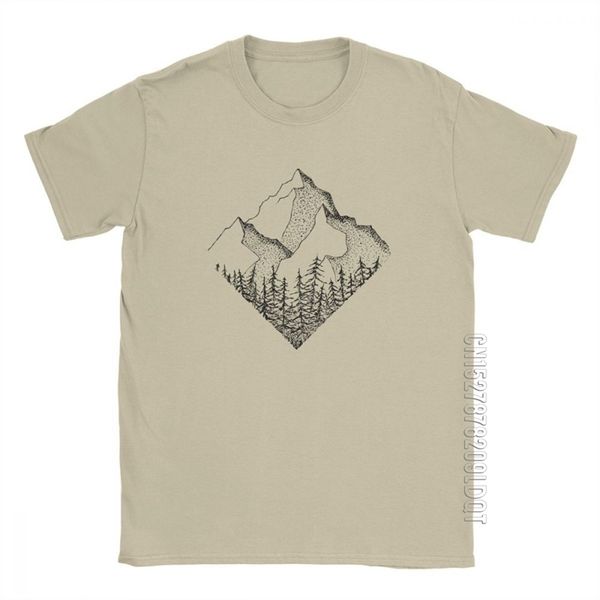 

the diamond range men t shirt outdoors mountains hiking t-shirt national parks cotton male tshirt basic tees plus size clothes 210706, White;black