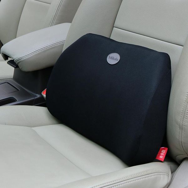 

cushion/decorative pillow orthopedic design memory foam auto seat back solid color cushion support waist for office car chair backrest