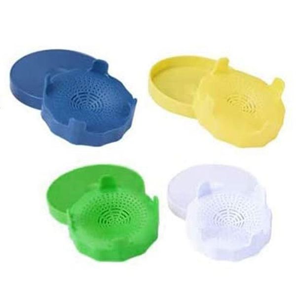 

planters & pots sprouting lids, 4 pack sprout lids for wide mouth mason jars, easy rinse and drain with water trays