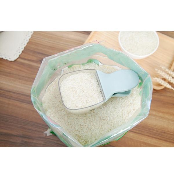

1pcs multifunctional rice measuring cup kitchen gadgets cereals bags sealing clip water spoon duck shape plastic bag clips