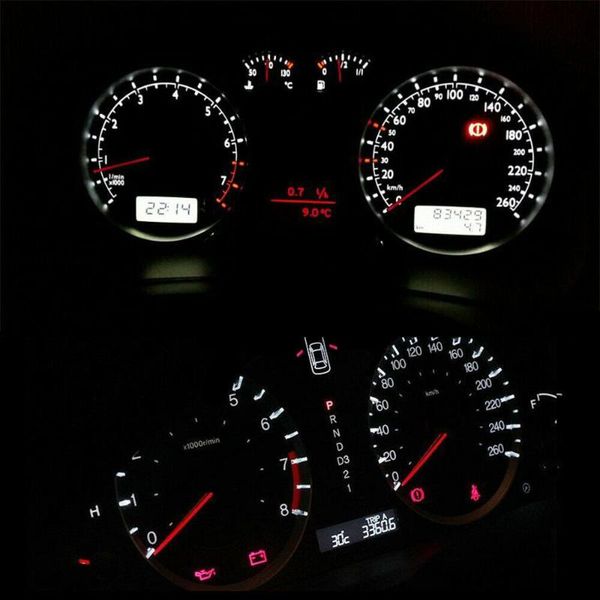 

emergency lights 1-smd led light 10pcs 12-14v dc climate control cluster instrument