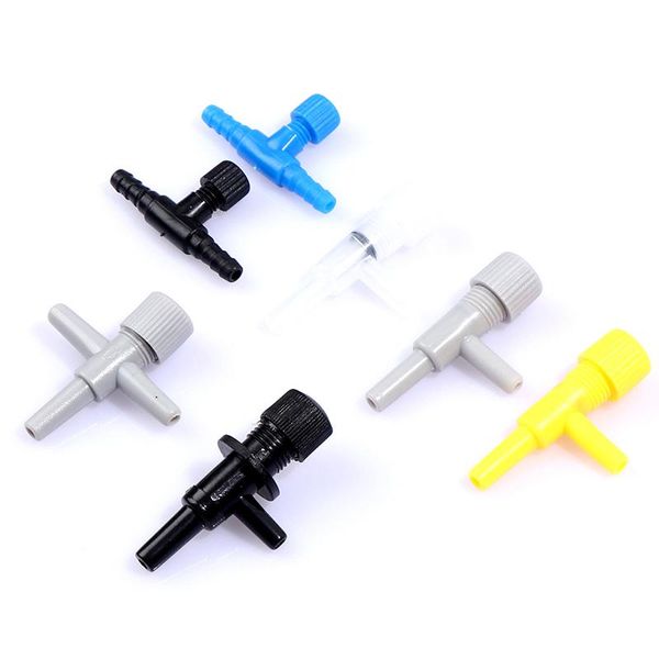 

air pumps & accessories 10pcs tank volume control valve aquarium regulator flow tube pipe divider adjustable oxygen pump