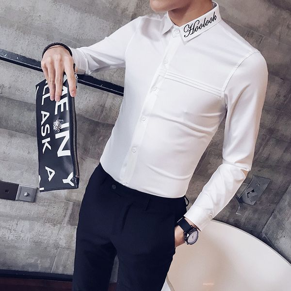 

t shirts black/white male-sized casual clothes long sleeve simple spring 2021 thin streetwear/club/prom 5xl-s g14x, White;black