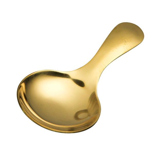 

spoons 100pcs/lot gold silver mini 304 stainless steel ice creams spoon tip head and round tea factory wholesale
