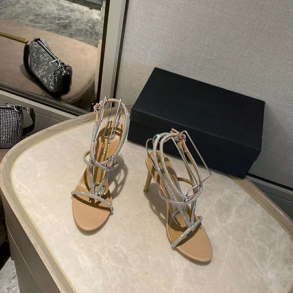 

new season woman aquazzura sandals bling bling crystal moondust 105 sandal fashion shoes, Black