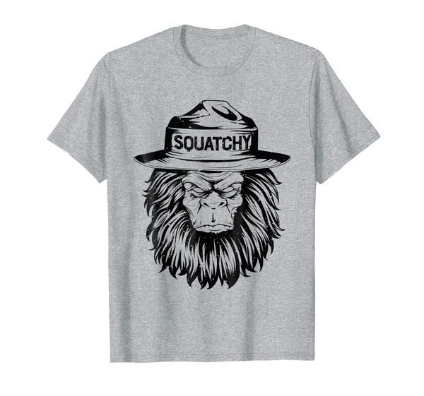 

squatchy bigfoot sasquatch hat t shirts smokey vintage bear, White;black