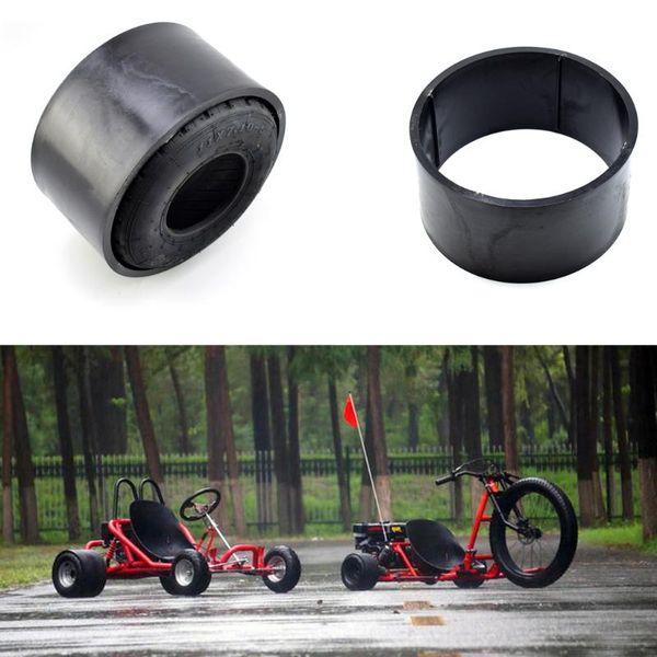 

motorcycle wheels & tires gas powered kart 10*4.5-5 inch plastic wheel replacement pvc tire rim scooter sleeve drift trike street