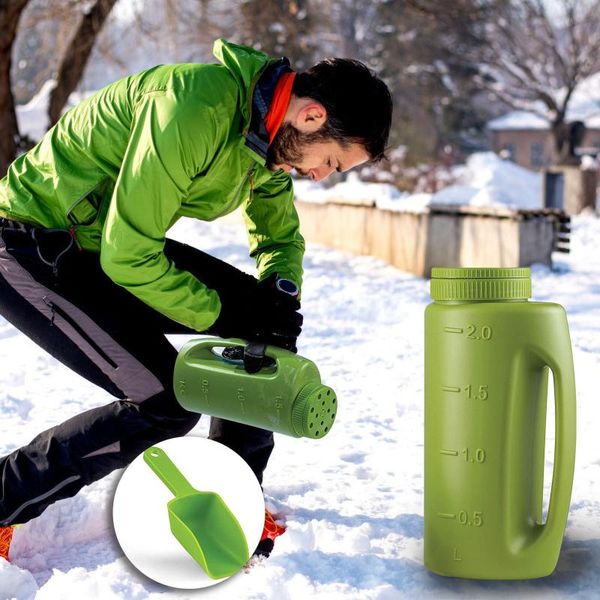 

watering equipments 40#handheld seed disseminators spreader bottle for snow and ice grass