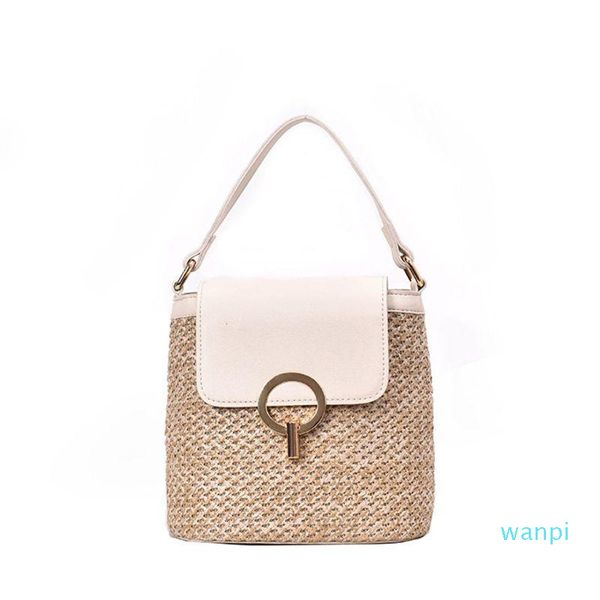 

designer-waist bags women fashion handbag shoulder bag ladies straw bucket summer crossbody tote