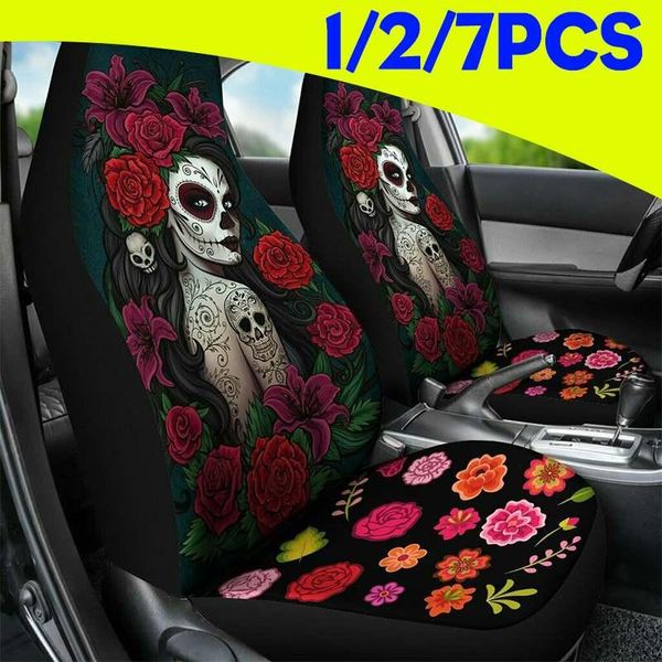 

car seat covers universal cover front rear 3d flower printing cushion interior auto chair seats protector mat pad