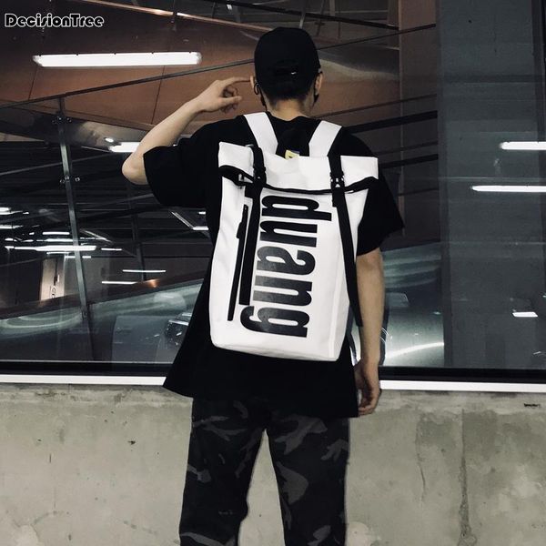 

backpack flip hip hop men and women casual wild travel tide brand fashion student large capacity weekend bag