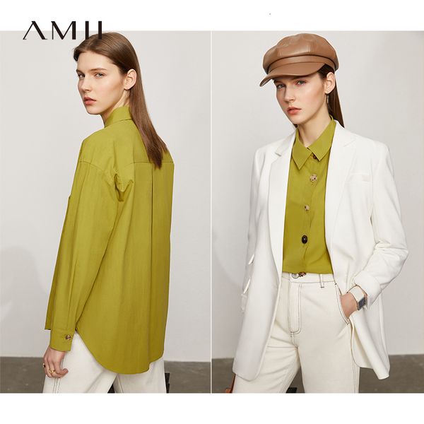 

women's knits & tees camisa feminina folgada com lapela , camisa social para mulheres primavera e verÃ£o unmp, White