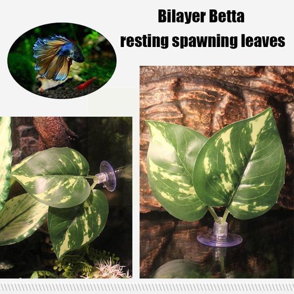 

decorations aquarium accessories artificial plant leaf hammock saltwater rest fish tropical spawning aquariums betta a2f4