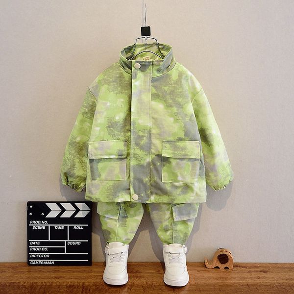 

autumn baby clothes children boys girls sport print jacket pants 2pcstoddler outfit clothing infant kids tracksuit, White