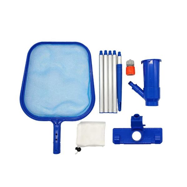 

pool & accessories spa pond mini jet vacuum cleaner set with brush and bag 4ft pole for cleaning fountain tub