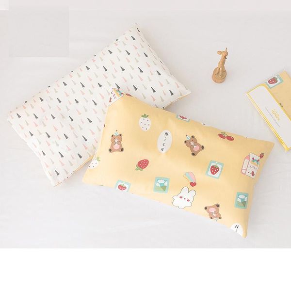 

piece cotton baby pillow cartoon printed sleeping head support cushion kindergarten students neck protection pillows