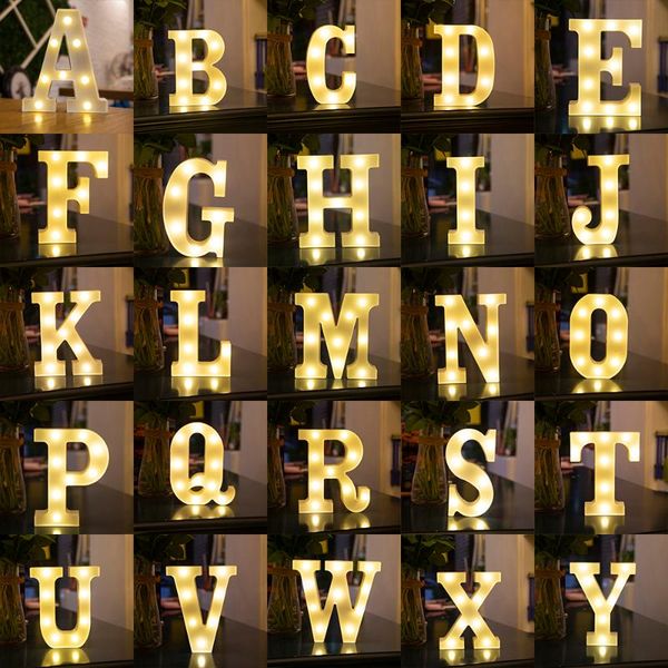 

letter number sign night light warm white indoor wall table home wedding decor word poster background christmas d30 led strings